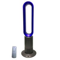 Ventilateur tour électrique portable sans pales, refroidissement et chauffage, efficacité énergétique A++, filtre HEPA, 11 réglages de vitesse, télécommande