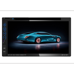 Bán Buôn Phổ Tự Động Đài Phát Thanh Xe Stereo 7 Màu Sắc 2 DIN 6.95 Inch Đài Phát Thanh Xe <span class=keywords><strong>MP5</strong></span> Máy Nghe Nhạc Âm Thanh Xe Hơi Với <span class=keywords><strong>MP5</strong></span> CD FM/AM DVD - Product Image 3