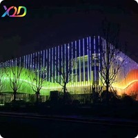 Projecteur RGB dynamique DMX512 étanche pour extérieur, éclairage décoratif de jardin et paysage avec contrôle intelligent des pixels réglables