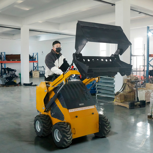 Mini Skid Steer Loaders EPA Engine <b>Wheel</b> Track Bucket Skid Steer Compact Track <b>Small</b> Skid Steer for Sale - Product Image 5