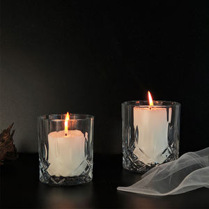 200ml 320ml Whisky à l'ancienne avec cire de sable Ensembles de cire de soja pour bougie à la main Peinture bougie d'art de sable dans une tasse - Product Image 4