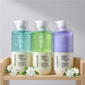 Set de Cuidado Diario para Cabello <span class=keywords><strong>y</strong></span> Cuerpo con Aminoácidos, 3 Piezas, 500ml, Champú Voluminizador, <span class=keywords><strong>Acondicionador</strong></span> Suavizante, Gel de Ducha Hidratante, Cuidado para Cabello <span class=keywords><strong>y</strong></span> Piel - Product Image 1