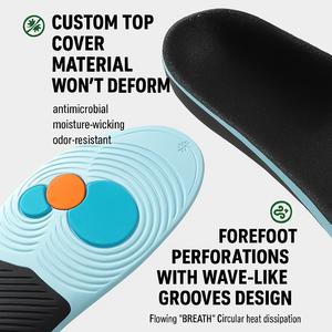 2026 Arch Support Work EVA Sports Flat Foot Orthopedic Stability Cushioning Orthotic <b>Insole</b> Shock Absorber - Product Image 4
