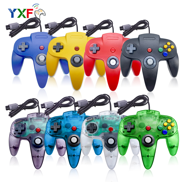 Classic Wired N64 Game Controller Pad Joystick, N64 Gaming Remote Gamepad Joystick for N64 Console Video Game System