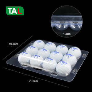 Plateau blister transparent économique pour 12 balles de golf, en plastique transparent, type coquille de palourde, pour emballage - Product Image 6