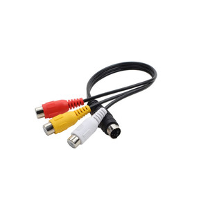 Slovakia ตัวแยกสัญญาณวิดีโอ8สายสัญญาณเสียง HD-TV RCA 3 RCA ตัวแยกสัญญาณวิดีโอแบบยุโรป CC - Product Image 5