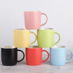 Tasse lettrage logo affaires publicité tasse cadeau hôtel tasse en céramique givrée couleur tasse à café