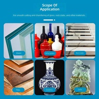 Disque de meulage abrasif de 4,5 pouces (115 mm), disque de coupe pour verre, diamant, jade, cristal