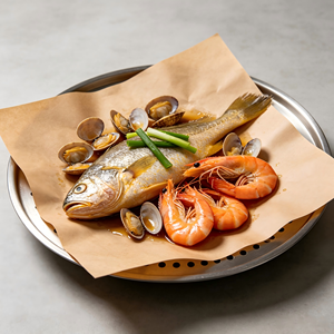 Papier de cuisson pour barbecue, revêtu de silicone, antiadhésif, résistant à la graisse et à l'eau, pour usage domestique et commercial en cuisine. - Product Image 6