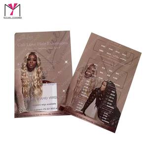 Hot Sale Hair Tag Embossed Logo Certificate Garment Accessories Matte <b>Glossy</b> <b>Paper</b> Clothing Bundle Hang Tag - Product Image 4