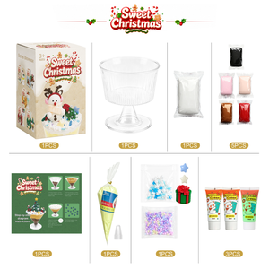 Kit de Pâte à <span class=keywords><strong>Modeler</strong></span> DIY de Noël en Gros, Ensemble de Pâte à <span class=keywords><strong>Modeler</strong></span> Bonhomme de Neige Sucré pour Cadeaux de Fêtes, Fabrication OEM Marque Privée - Product Image 2