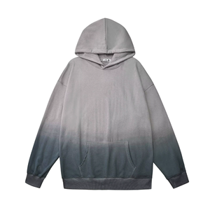 Sudadera con capucha de algodón 100% para hombre, logotipo personalizado, sudadera holgada de ajuste pesado Vintage Wash Sunfaded - Product Image 3