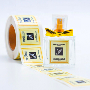 Sang trọng biểu tượng tùy chỉnh lá vàng in kết cấu Holographic Vinyl chai nước hoa bao bì nhãn dán nhãn cho Parfum botol - Product Image 4