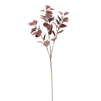 Composition florale artificielle en plastique style forêt avec feuilles d'eucalyptus et de Bodhi, 80 cm, écologique, pour mariage et Nouvel An