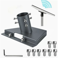 Base de fixation à vis Black Starlink Gen 3, support robuste multi-vis pour montage permanent sur toit