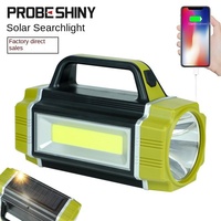 Lampe de poche multifonctionnelle pour le camping en plein air, fabrication personnalisée, corps en ABS, haute puissance, charge USB, LED, étanche IP55, faisceau de 200 à 500 m
