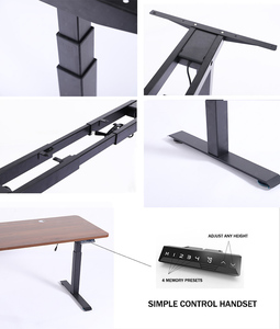 Productos más vendidos 2020 en EE. UU. Muebles de oficina modernos Altura ajustable Sit Stand Gaming Chair Desk - Product Image 5