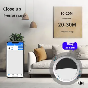 Telefon ve Anahtarlar için Kayıp Önleyici Akıllı <span class=keywords><strong>GPS</strong></span> Cihazı, Çift Yönlü Bulucu, Düşmeye Karşı Koruyucu Plastik Malzeme - Product Image 2