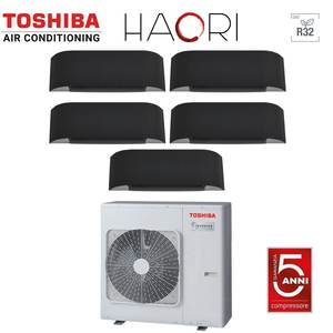 Climatizador Acondicionado Toshiba Penta Split Inverter serie HAORI 10 + 10 + 10 + 13 + 13 (9 + 9 + 9 + 12 + 12), Wi-Fi de 2, 1, 2, 2, 3, 1, 2 - Product Image 2