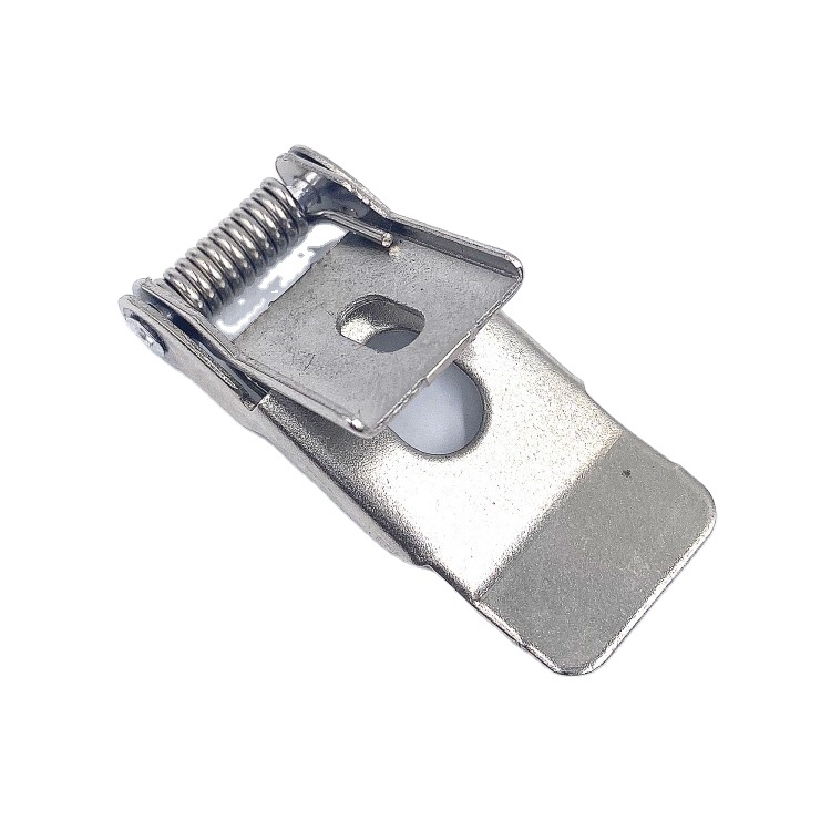 LED Flat Panel Lamp Stylish Coil Hardware Spring Clip Strong Buckle 3-Hole Bracket Stainless Steel Material Elegant Accessories