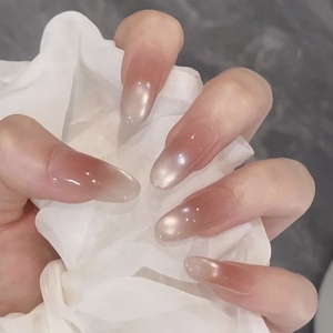 <span class=keywords><strong>Uñas</strong></span> Postizas Efecto Ojo <span class=keywords><strong>de</strong></span> Gato Chasing Light, Color Nude <span class=keywords><strong>de</strong></span> Longitud Media, con Cuentas <span class=keywords><strong>de</strong></span> Vidrio Blanqueadoras, Arte <span class=keywords><strong>de</strong></span> <span class=keywords><strong>Uñas</strong></span> Hecho a Mano, <span class=keywords><strong>Uñas</strong></span> <span class=keywords><strong>de</strong></span> Alta Gama - Product Image 3