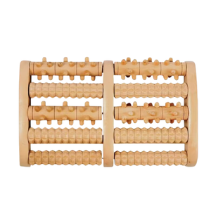 Rodillo de Madera para Masaje de Pies, Diseño de Herramienta de Madera para Masaje de Punto T, Pedicura, Terapia de Pies, Tratamiento de Drenaje de Meridianos - Product Image 2