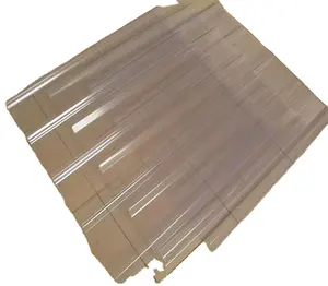 FRP Roll Transparent Roof Panel/FRP Roofing Tiles For Sale FRP Skylight Roof Panel Corrugated Sheets