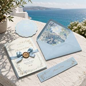 Cartes <span class=keywords><strong>de</strong></span> vœux <span class=keywords><strong>de</strong></span> mariage haut <span class=keywords><strong>de</strong></span> gamme personnalisées avec découpe, motifs totem colorés, avec enveloppes et impression <span class=keywords><strong>de</strong></span> logo personnalisée sur carton - Product Image 2