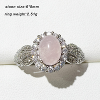 Bague en pierres précieuses 100% naturelles, quartz rose, améthyste, aventurine verte, pour femmes, cristal de quartz, ajustable, couleur inaltérable, cadeau