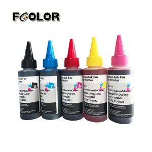 Fcolor यूनिवर्सल प्रिंटर फिर से भरना डाई स्याही के लिए कैनन Epson हिमाचल प्रदेश भाई डाई स्याही प्रिंटर 100ML