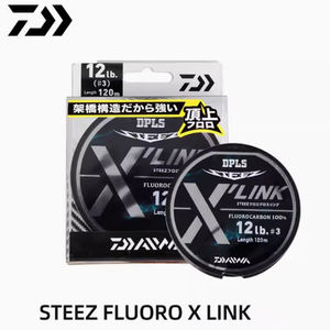 <span class=keywords><strong>DAIWA</strong></span> STEEZS FLUORO X LINK alta calidad 120m <span class=keywords><strong>monofilamento</strong></span> transparente Alambre de pesca Japón Nylon OEM 2-200lb línea flotante de fibra de carbono - Product Image 3