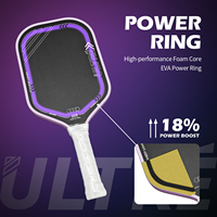 11six24 Ultré Power 2 Same Style Pickleball Paddle 16mm Thermoformed Toray T700 Carbon Fiber Honeycomb Core Disetujui USAPA
