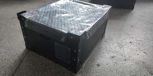 صندوق بلاستيكي مموج شفاف الغطاء لتخزين لوحات الدوائر المطبوعة مع فواصل - Product Image 2