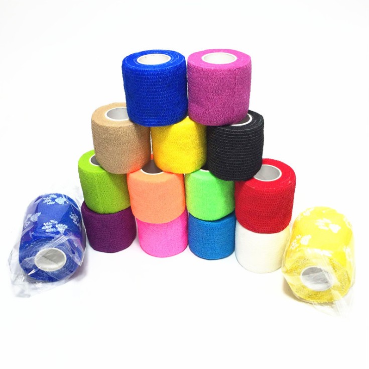 Нетканый самоклеящийся эластичный бандаж креп бандаж