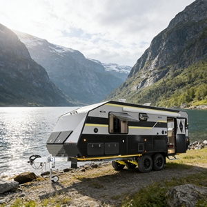 Caravana Pequeña de Alta Calidad en Oferta, Caravana Todoterreno, Remolques de Viaje <span class=keywords><strong>para</strong></span> Acampar en Familia - Product Image 2