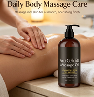 Huile de massage corporelle éclaircissante aux herbes - Huile naturelle pressée à froid pour les soins anti-âge de la peau, Marque privée