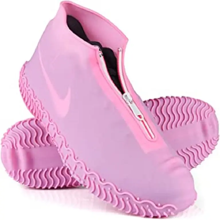 Waterproof rain shoes silicone reusable zipper elastic rain boots for men and women