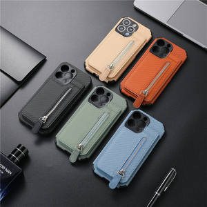 Custodia a <span class=keywords><strong>Portafoglio</strong></span> Magnetica in PU con Cerniera e Motivo Intrecciato per <span class=keywords><strong>iPhone</strong></span> 16 Pro Max 15 14 <span class=keywords><strong>13</strong></span> Plus 12 Mini - Product Image 2