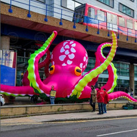 Grand poulpe gonflable tentacules discothèque Dj stand géant gonflable poulpe Air Blow up Art décoration pour décor de scène