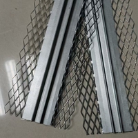Joint d'expansion en acier galvanisé de haute qualité pour plâtre, corniche, moulure, maille double face pour projets de construction de murs en stuc