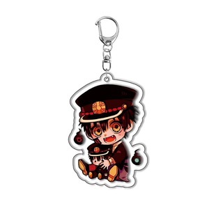 Porte-clés pendentif en acrylique imprimé UV style mosaïque de dessin animé Jibaku Shounen <span class=keywords><strong>Hanako</strong></span>-<span class=keywords><strong>kun</strong></span>, figurine, accessoire cadeau transfrontalier - Product Image 4