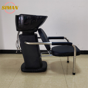 Siman Fabricante Backwash Champú Silla Cama Peluquería Muebles con Gabinetes Taburete para Barbería - Product Image 2