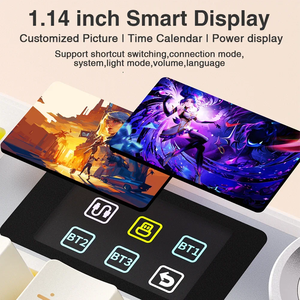 NEW Aula F108 Pro Mechanical Gaming <strong>Keyboard</strong> Gasket with <strong>Screen</strong> and Knob Wireless Tri-mode 2.4G/BT/Wired for WIN/<strong>MAC</strong>/IOS - Product Image 3