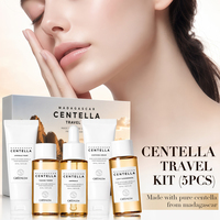 Greenlem Wholesale Cella Asiatica Centella Asiatica Leaf Extract Repair Face Travel Kit for Women Skin Care Set