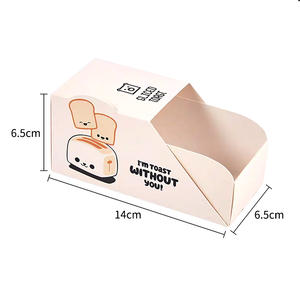 Caja de Embalaje de Alimentos para <span class=keywords><strong>Kebab</strong></span> de Diseño Personalizado Ecológico de Primera Calidad, Caja de Sándwich para Llevar con Cajón para Desayuno Ecológico - Product Image 2