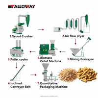 Tragbare Stationäre Biomasse-Holzpellet-Produktionslinie mit Unterstützung für Mehrere Arbeitsmodi und Effiziente Brennstoffverarbeitung