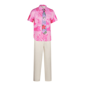 Costume de cosplay Zootopia Nick Wilde, ensemble chemise hawaïenne rose, tenue de renard du film, tailles S-3XL - Product Image 3