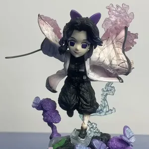 Modèle de jouet d'anime en PVC rose flamme mignon de 13 cm, état neuf, échelle 1:1, figurine d'action, emballage en boîte de couleur pour enfants, bureau - Product Image 5