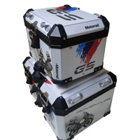 Le matériau en alliage d'aluminium est utilisé pour le coffre de moto BMW GS 750/850/1200/1250.