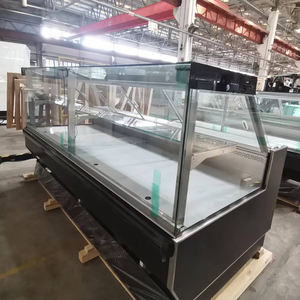 Vitrine réfrigérée de qualité supérieure <span class=keywords><strong>pour</strong></span> <span class=keywords><strong>boucherie</strong></span>, congélateur de charcuterie, réfrigérateur commercial <span class=keywords><strong>pour</strong></span> la présentation de la viande - Product Image 1